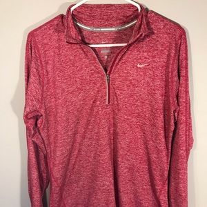 Nike Dri-Fit Pink Quarter Zip
